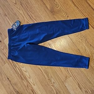 AEROLINE PANTS FITNESS GEAR L NAVY BLUE GEOCLIMATIC PERFORMANCE WEAR JOGGERS
